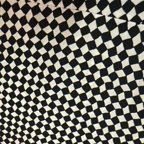 MARNI Winter Edition 2013 Black and White Checkered Blouse Size 44- US M (8-10) - Picture 8 of 11